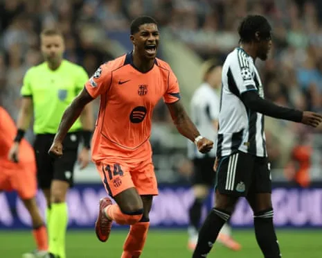Marcus Rashford's Double Quiets Newcastle's Celebrations and Seals Barça's Victory