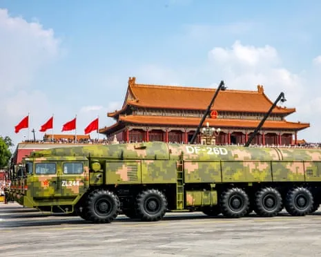Existence in the Target Zone of China’s Missile Dubbed Guam Killer Ballistic Systems