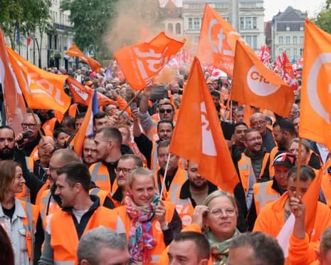 Nationwide Protest Demonstrations Witnesses Vast Numbers Protesting Throughout France